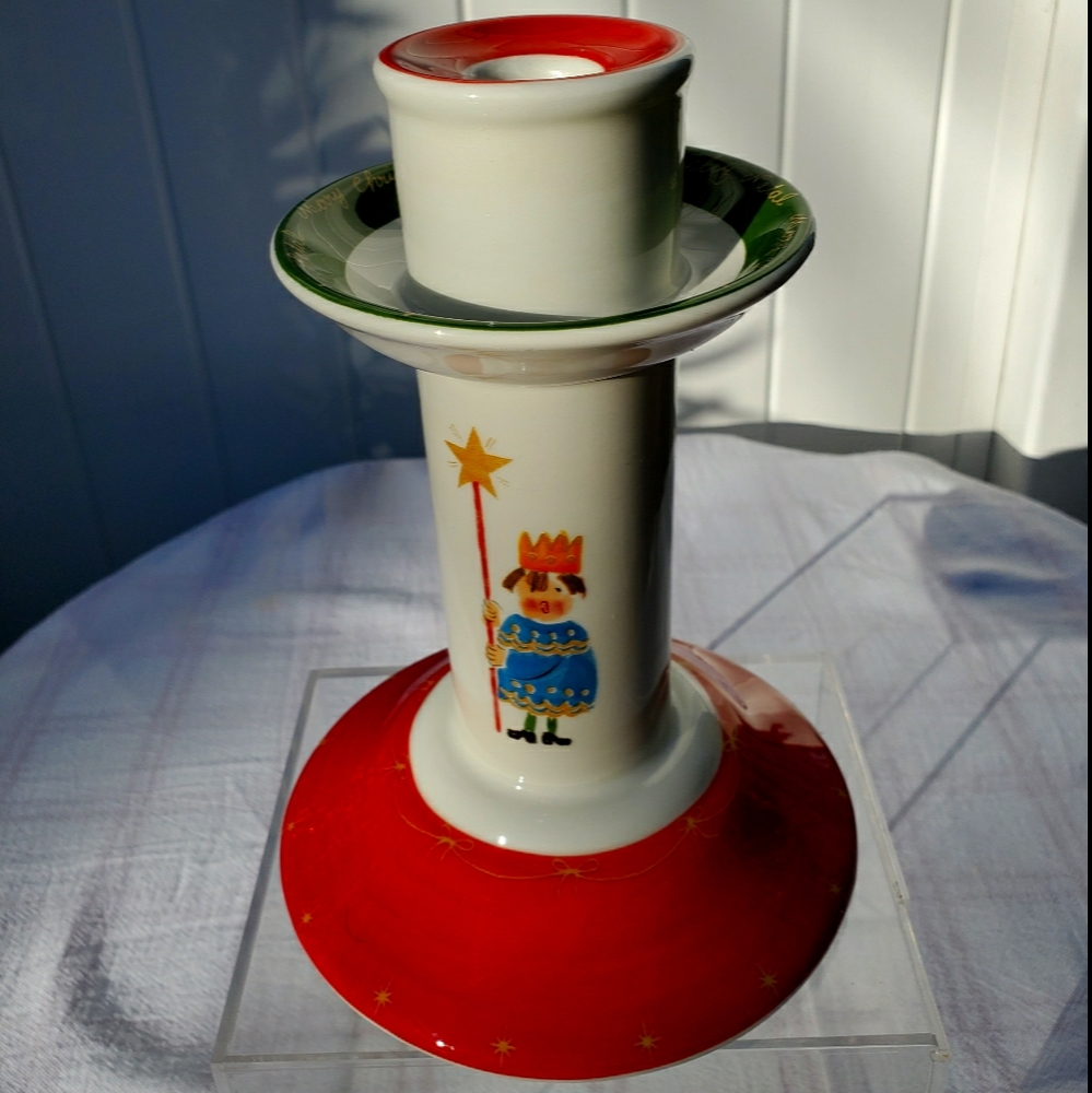 Christopher Radko It's Christmas Candle Holder